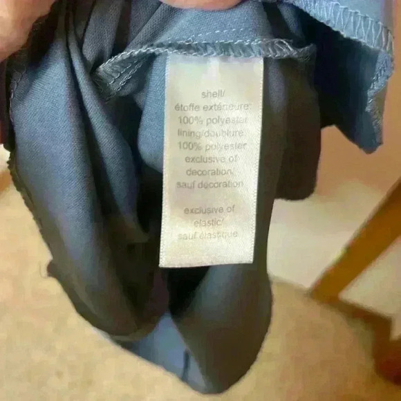 Maurices Dress Women Medium Blue Cold Shoulder Sewn Detail Knee Length Lined - Picture 8 of 9